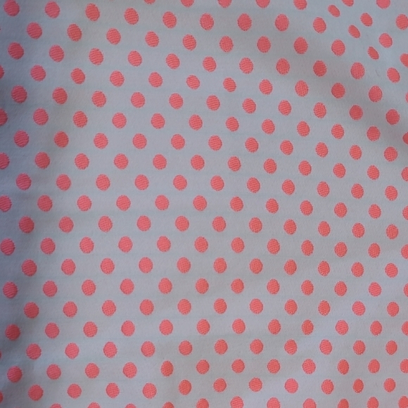 NWOT J. Crew White & Pink Polka Dot Shorts with Scalloped Pockets - Size 12 - Picture 3 of 8